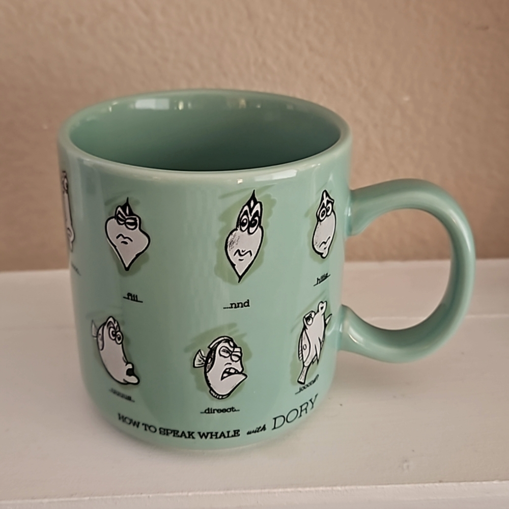 Disney's ~Finding Nemo: Dory "How to Speak Whale" Coffee Mug